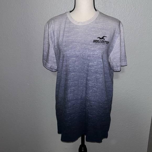 Hollister Other - Hollister Short Sleeve Graphic Blue Ombré T-Shirt Size Large